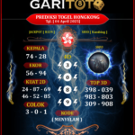 Prediksi GARITOTO Syair HK 04 APRIL 2025 dari Kapai Seusak yang Terpercaya.