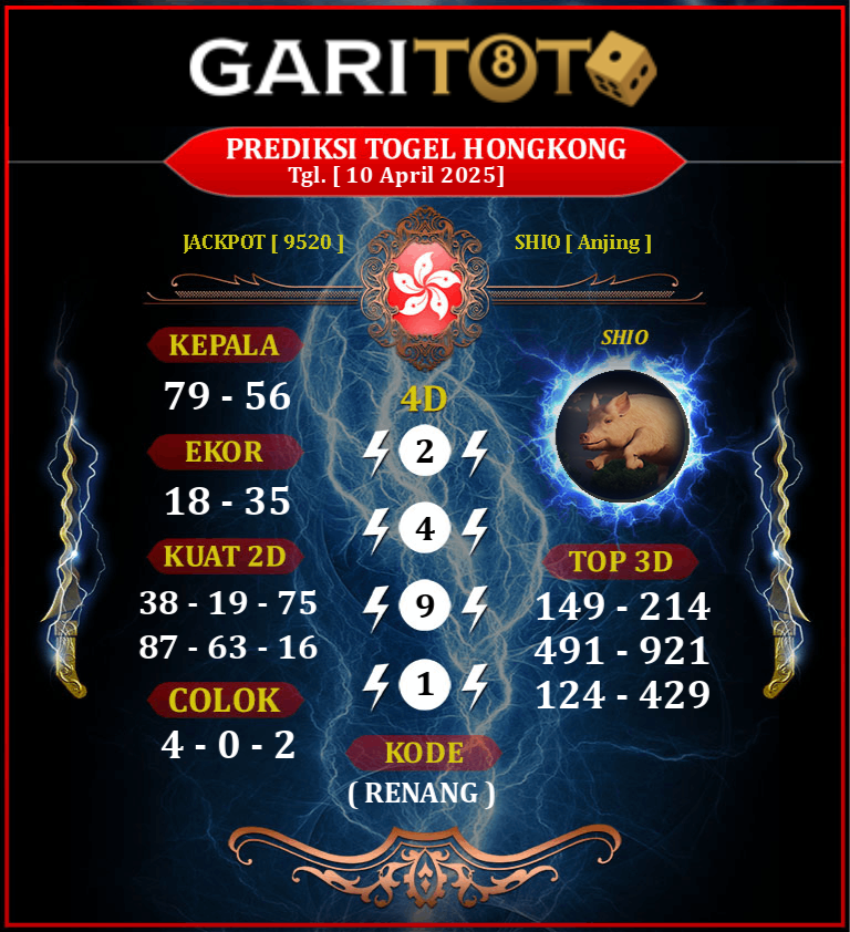 Prediksi GARITOTO Syair HK 10 APRIL 2025 dari Gampong Teungoh yang Terpercaya.