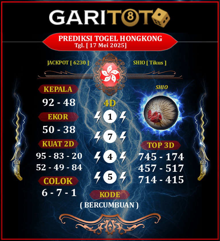 Prediksi GARITOTO Syair HK 17 MEI 2025 Limbungan Baru yang Terpercaya.