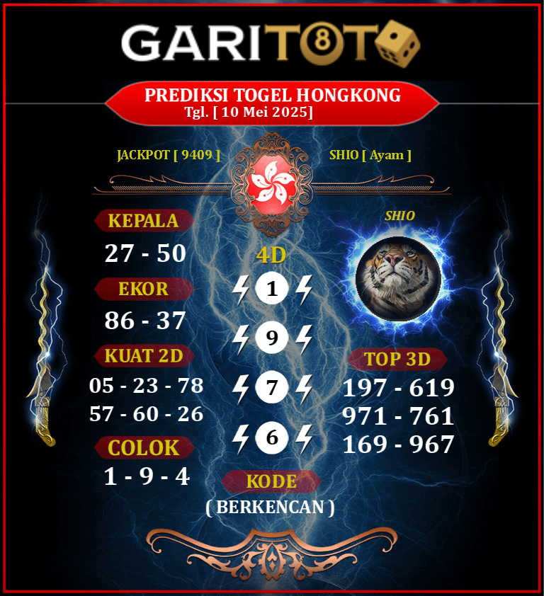 Prediksi GARITOTO Syair HK 10 MEI 2025 Kampung Dalam yang Terpercaya.
